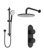 ALITA Knurled Shower Set 1 &amp; Wall Mounted  Arm image