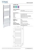 ASHTON 1200x500mm Towel Warmer image