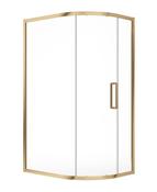 ASPECT Brushed Gold Single Door Offset Quadrant image
