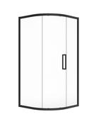 ASPECT Matt Black Single Door Quadrant image