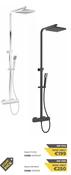 SONAS Strata Square Thermostatic Shower image