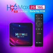 H96 Max V11 RK3318 2GB RAM 16GB storage 2.4g 5g dual wifi Android 11 smart set top/TV box image