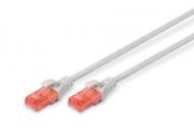 2m CAT 6, U-UTP patch cord, PVC AWG 26/7, color grey