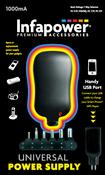 INFAPOWER 1000MA MULTIVOLT UNIVERSAL CHARGER
