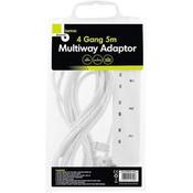 4GANG TRAILING SOCKET &amp; CABLE 5MTR image