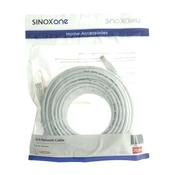 SINOX CAT6 NETWORK RJ45 CABLE 20M WHITE image