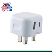 ANG TC30 PD 3 Pin Adapter 20W phone charger