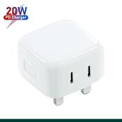 ANG TC33 Dual PD 3 Pin Wall Charger/Adapter PTERW image