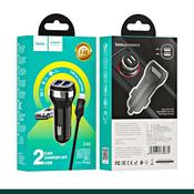 HOCO Z40 Superior Dual Port Set With Lightning Cable Car Charger