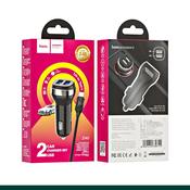 HOCO Z40 Superior Dual Port Set With Type-C Cable Car Charger