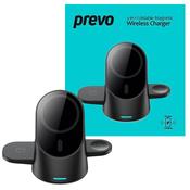 Prevo 3-in-1 25W Magnetic Wireless Charging Station for Smartphones, Smartwatches &amp; Wireless Earbuds image