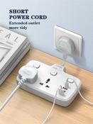 LDNIO SC2413 Multi-Function UK Power Strip with 2 AC Sockets + 2 USB + PD + QC