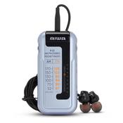 AIWA POCKET RADIO &amp; EARPHONES WHITE image