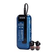 AIWA POCKET RADIO &amp; EARPHONES BLUE image