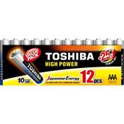 TOSHIBA BLISTER BATTERIES AAA 12PK image