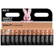 DURACELL 12PK AA 1.5V LR6 BATTERIES image