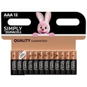 DURACELL 12PK AAA 1.5V BATTERIES image