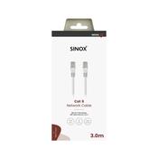 SINOX CAT 6 NETWORK RJ45 CABLE 3M WHITE image