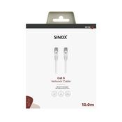 SINOX CAT 6 NETWORK RJ45 CABLE 10M WHITE image
