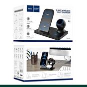 Hoco CW33 Ultra-Charge 3-in-1 Vertical Wireless Fast Charger image