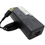 Lenovo original 20V 4.5A 90W rectangular yellow tip Laptop Charger with UK plug image