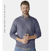 Casa Moda V-Neck Jumper - Blue - M