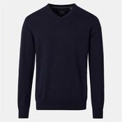 Casa Moda V-Neck Jumper - Navy - M