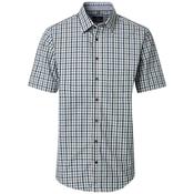 Casa Moda Kent Check Short Sleeve Shirt - Yellow - M image