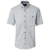 Casa Moda Kent Print Short Sleeve Shirt - Yellow - L image
