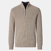 Casa Moda 1/2 Zip Sweater - Beige - M image
