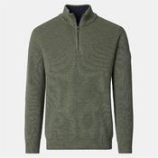 Casa Moda 1/2 Zip Sweater - Green - M image