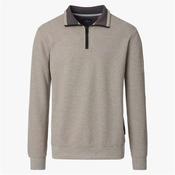 Casa Moda 1/2 Zip Sweatshirt - Beige - L