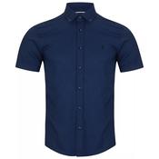 Remus Uomo Parker Short Sleeve Shirt - Navy - M image
