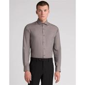Remus Uomo Frank Tapered Shirt - Brown - 15.5