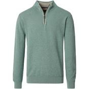 Casa Moda 1/2 Zip Sweater - Green - L