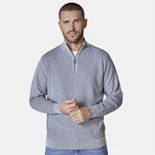 Casa Moda 1/2 Zip Jumper - Blue - M