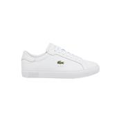 Lacoste Powercourt Leather Sneakers - White - 7 image