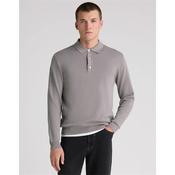 Remus Uomo Ls Polo Sweater - Grey - S image