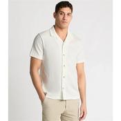 Remus Uomo Cuban Short Sleeve Shirt - White - S image