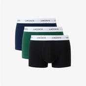 Lacoste 3-Pack Stretch Cotton Trunks - Green - S image
