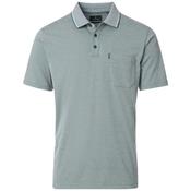 Casa Moda Tipped Polo Shirt - Green - M image