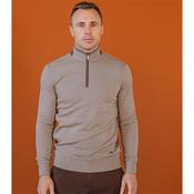 Bowe Tailoring Gustard 1/4 Zip - Beige - S