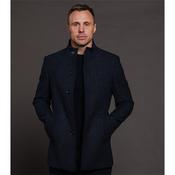 Bowe Tailoring Hill Overcoat - Navy - 38