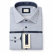 Marnelli Joe H01 Print Shirt - Blue - M image