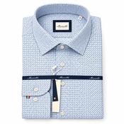 Marnelli Joe H02 Print Shirt - Blue - M image