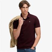 Superdry Vintage Destroy Polo Shirt - Burgundy - S image