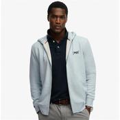 Superdry Essential Logo Zip Hoodie - Sky - S