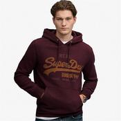 Superdry Vl Heritage Relaxed Hoodie - Burgundy - S image