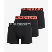 Superdry 3 Pack Boxers - Black - S image