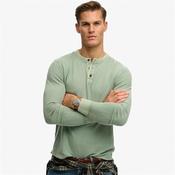 Superdry Textured Grandad Top - Green - S image